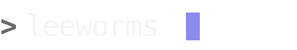 leeworms