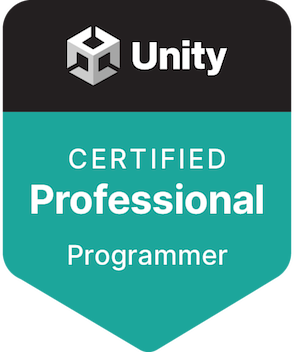 Unity Certified Professional Programmer badge