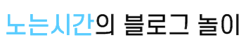 노는시간의 블로그 놀이