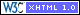 XHTML 1.0 Transitional을 준수
