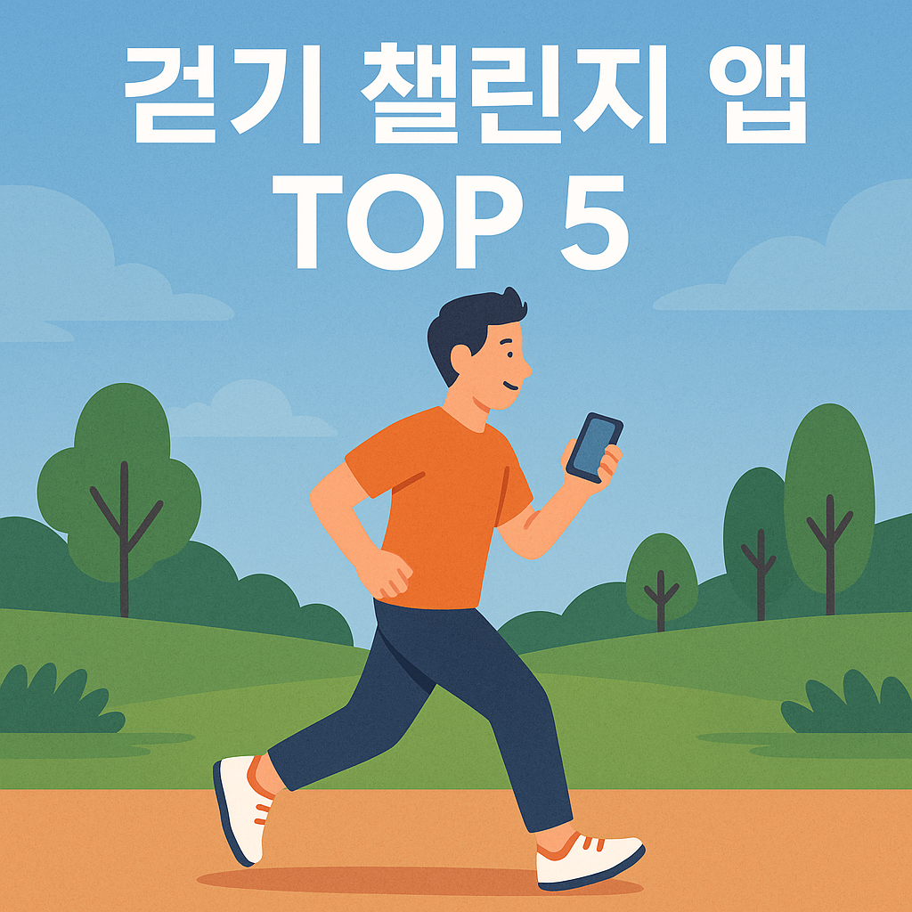 걷기 챌린지 앱 TOP5 걷기 챌린지 앱 썸네일