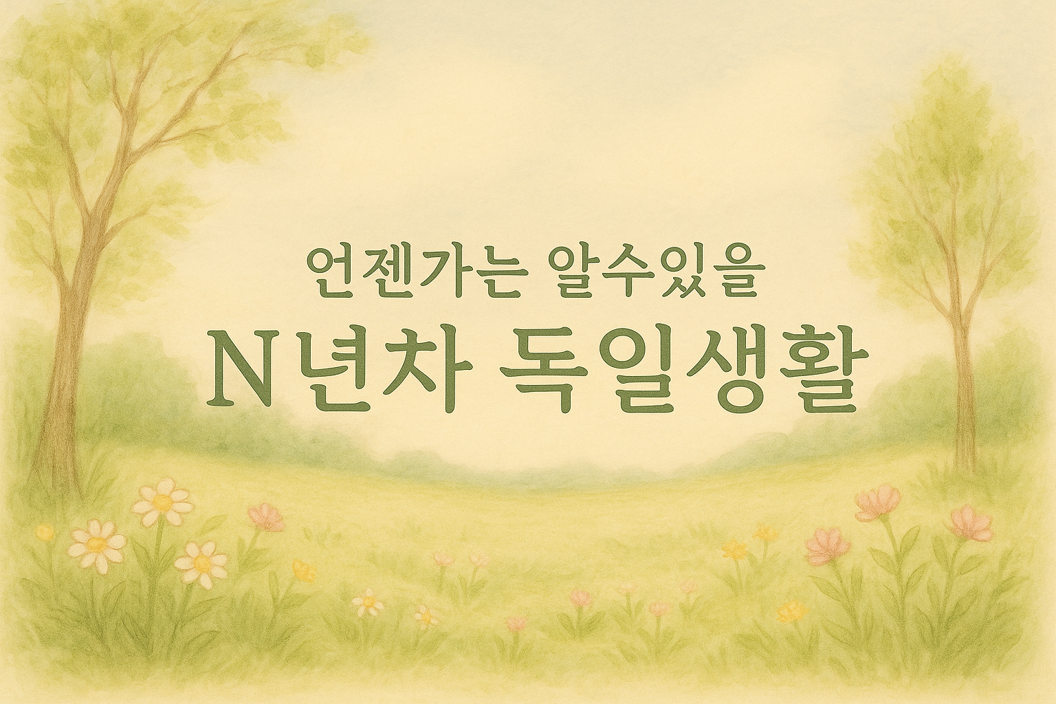언젠가는 알수있을   N년차 독일생활