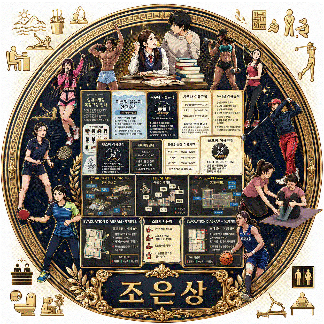 아파트 커뮤니티센터 조은상작품