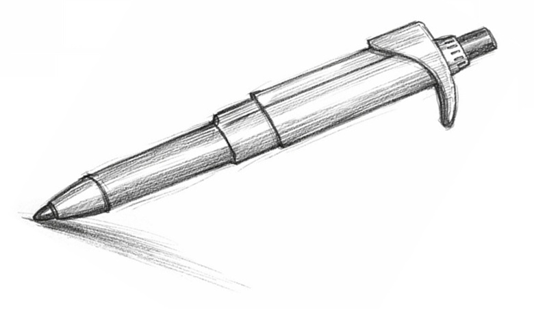마이크로피펫 볼펜 초기 기획 스케치