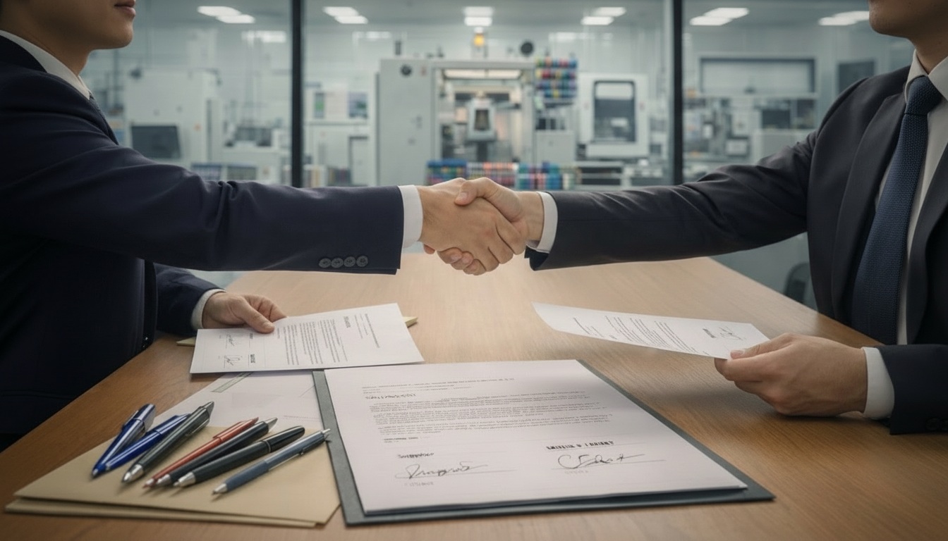 OEM 제조사 파트너십 계약