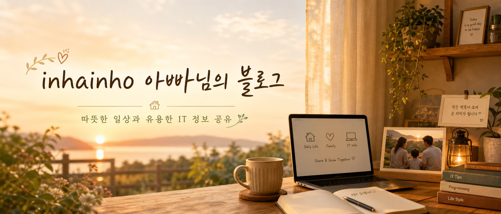 inhainho 아빠님의 블로그 메인 배너