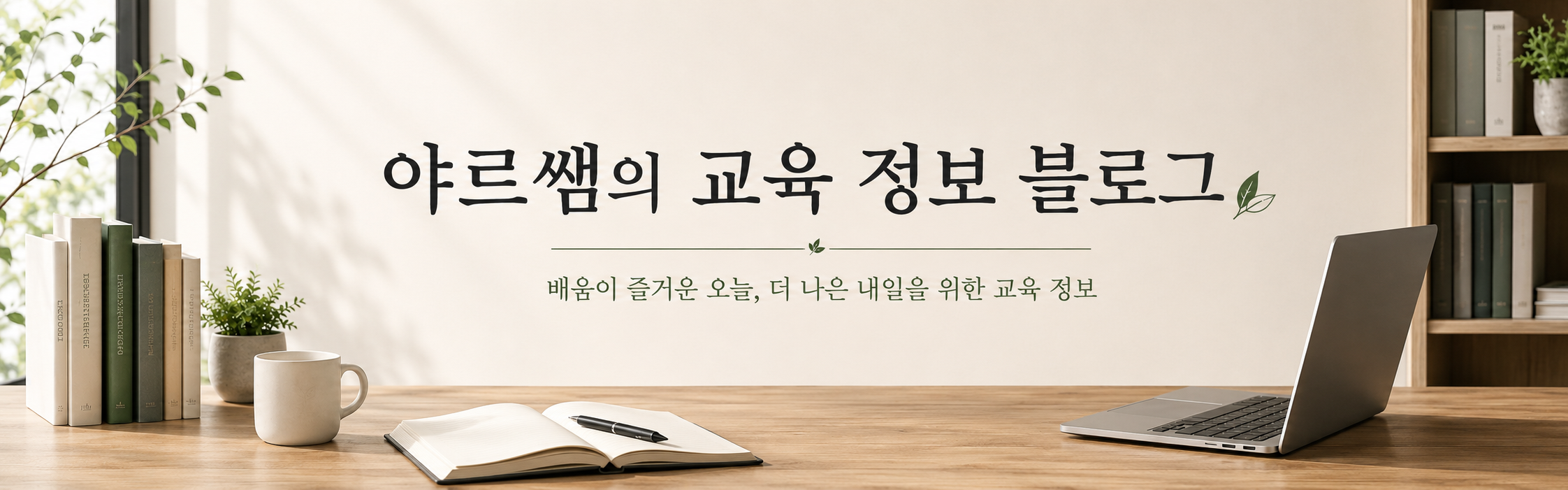 야르쌤의 교육 정보 블로그