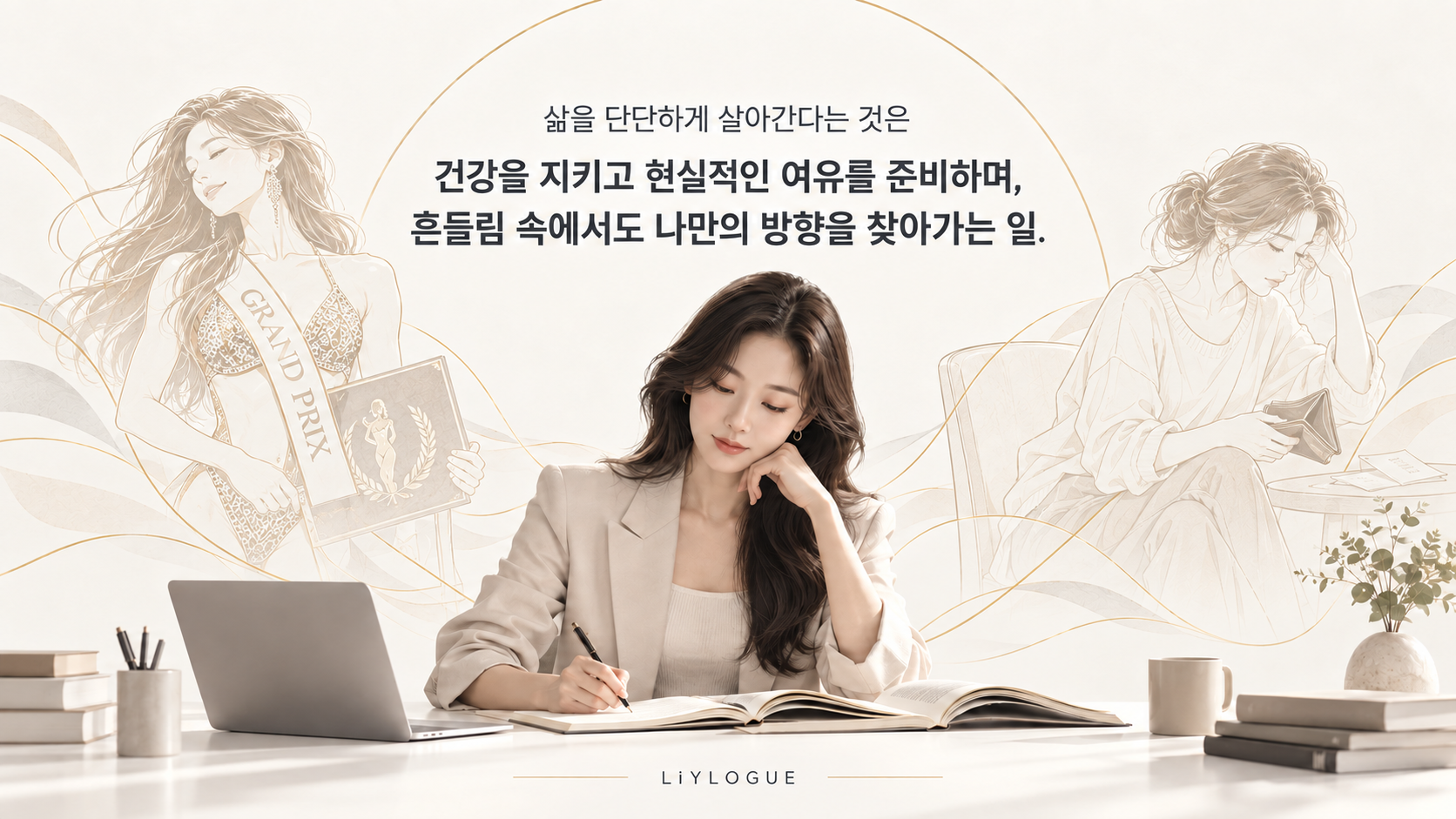 건강을 지키고 현실적인 여유를 준비하며 나만의 삶의 방향을 찾아가는 리와이로그