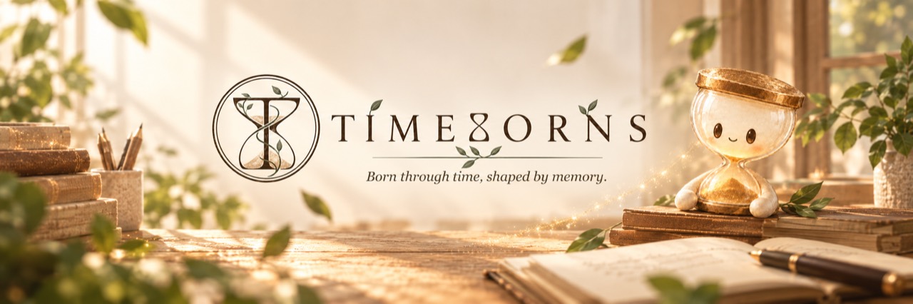 TimeBorns 브랜드 배너